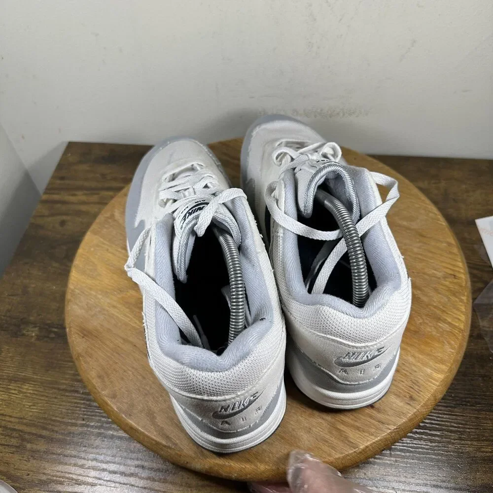 Nike Air Max 1 Shoes Mens Size 12 White Gray Black FD9082-002 Retro Sneakers_4